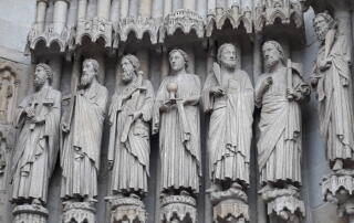 La cathédrale d'Amiens colorisée