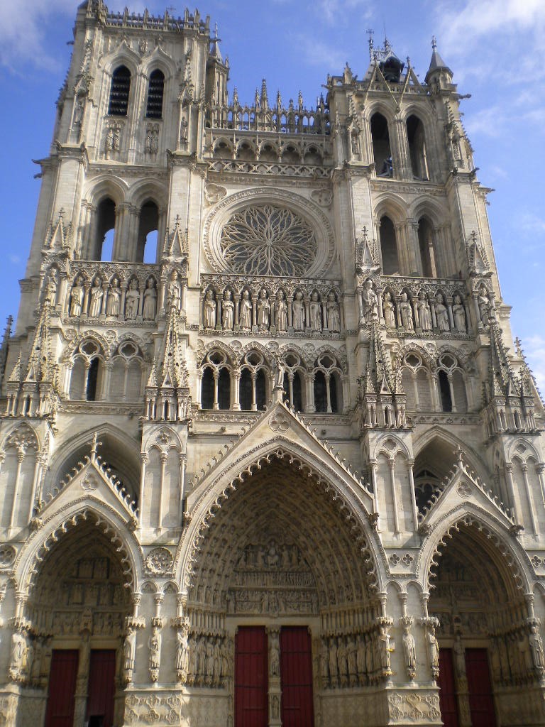 La cathédrale d'Amiens colorisée