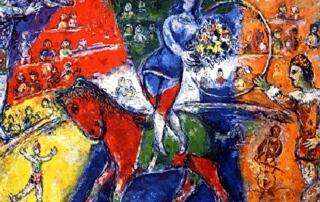 Chagall la mariée en bleu