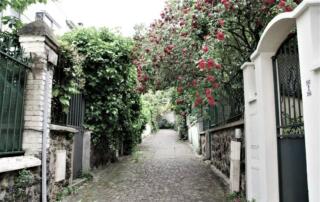 Les buttes Chaumont et le quartier de la Mouzaïa