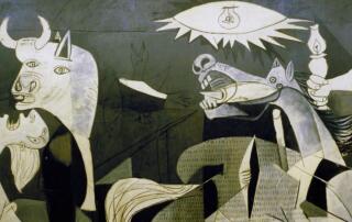 Guernnica de Picasso conférence projection
