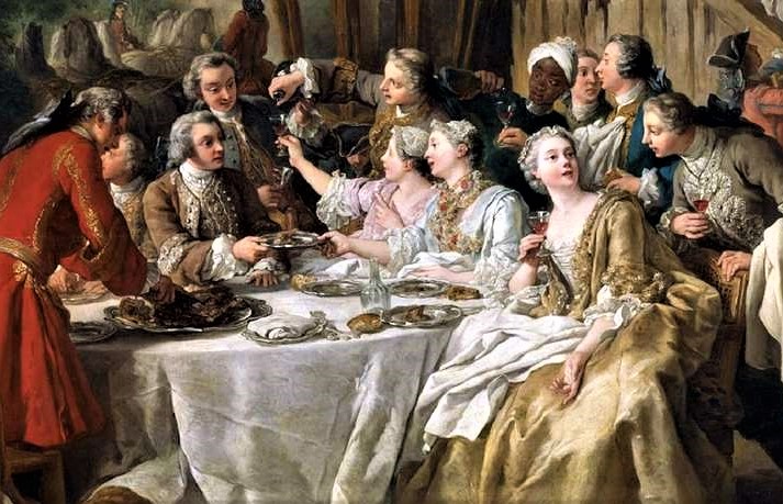 Le souper au XVIIIe siècle