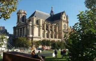 Visite de saint Eustache et els Halles