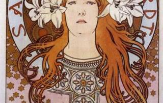 Sarah Bernhardt et Mucha