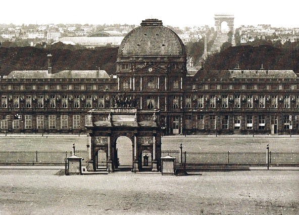 Le palais des Tuileries souvenir