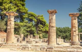 Le temple de Zeus à Olympie