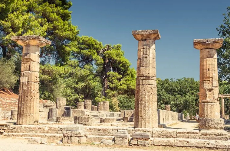 Le temple de Zeus à Olympie